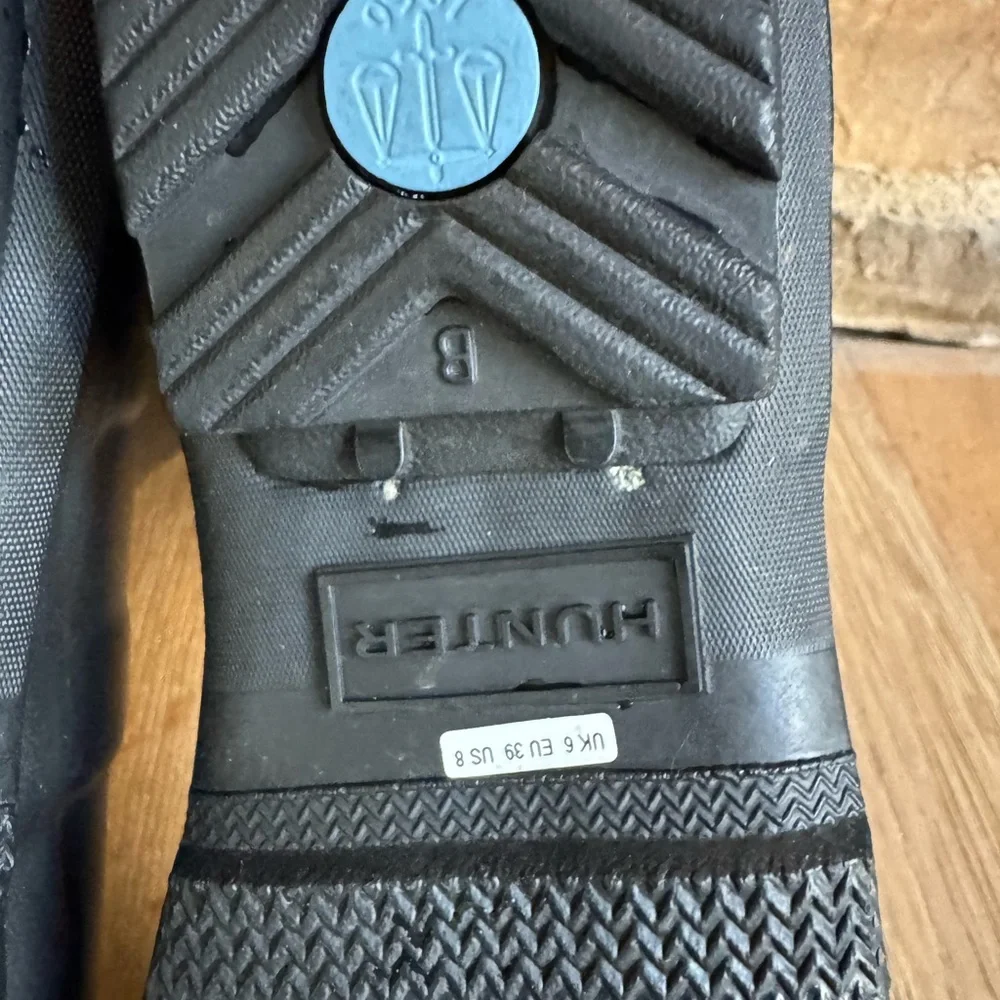 🔥NEW🔥Hunter Black Original Short Rain Bootss z8 NWOT Price Firm!